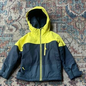 Yellow and Gray Kids Jacket